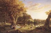 Thomas Cole The Pic-Nic china oil painting artist